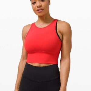 Lululemon Athletica Power Pivot Everlux Tank Top High Neck Racerback